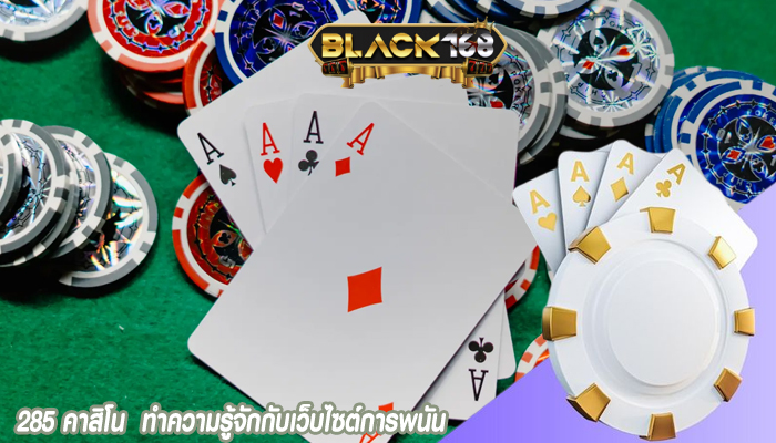 285 คาสิโน  ทำความรู้จักกับเว็บไซต์การพนัน