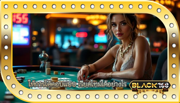 ให้การโต้ตอบแบบ เรียลไทม์ได้อย่างไร