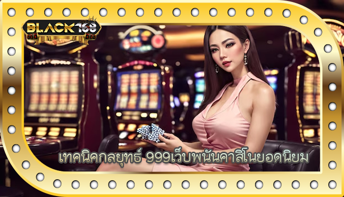 เทคนิคกลยุทธ์ 999เว็บพนันคาสิโนยอดนิยม